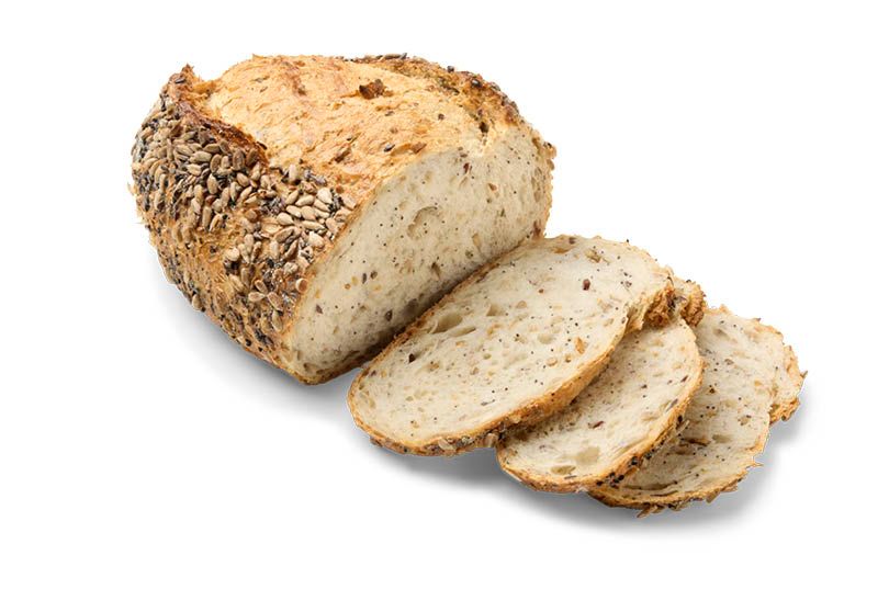 traditioneel vloerbrood meergranen 500 g of boulotbrood met desem 600 g