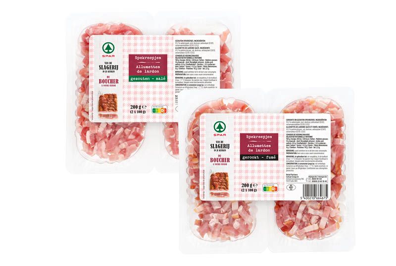 Spar spekreepjes gezouten of gerookt, bij aankoop van 1 verpakking