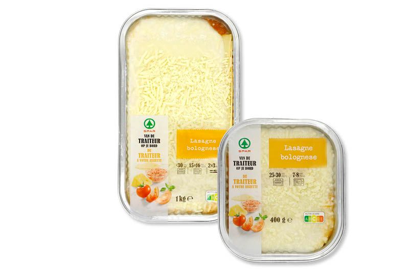 Spar lasagne bolognese