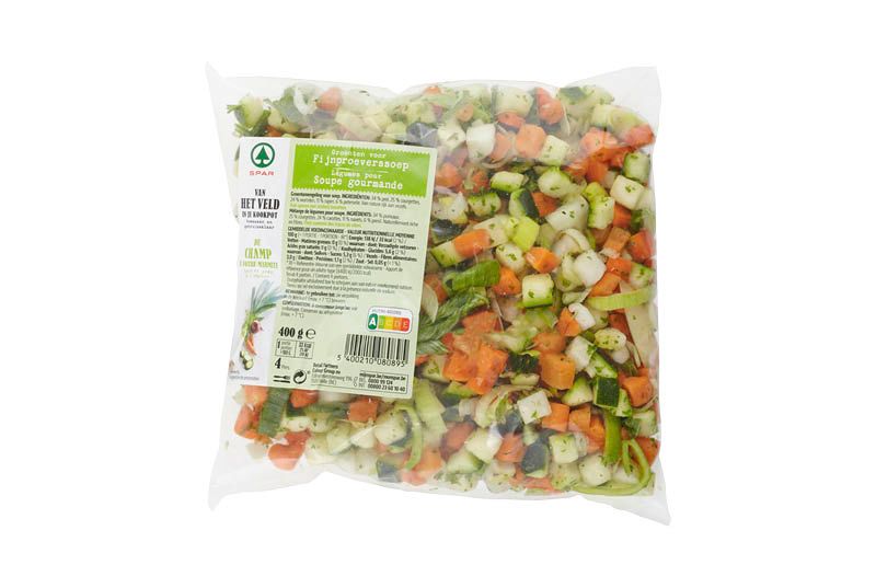 Spar groenten voor fijnproeverssoep