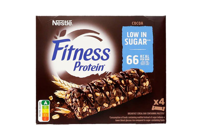 Nestlé Fitness Protein graanrepen cocoa 4-pack