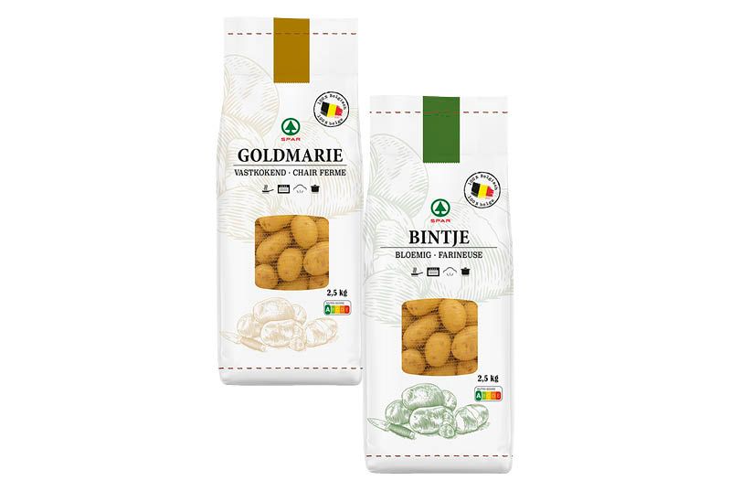 Spar Belgische aardappelen, bintje of goldmarie